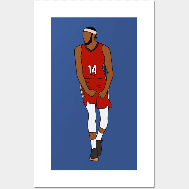 Brandon Ingram Celebration Wall Art by rattraptees